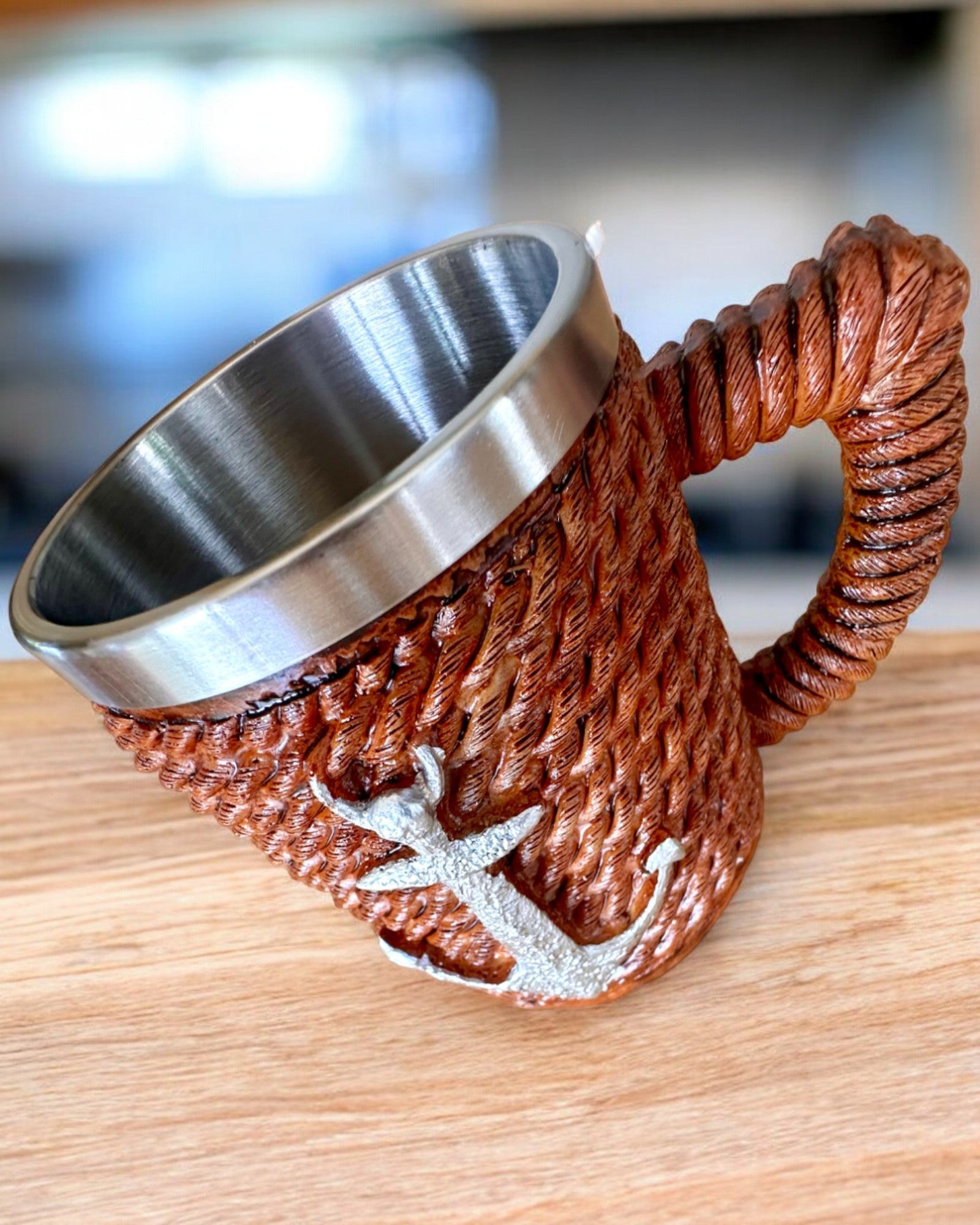 Kufel "Morski Skarb" aus Edelstahl, personalisierbar mit Gravur als Geschenk