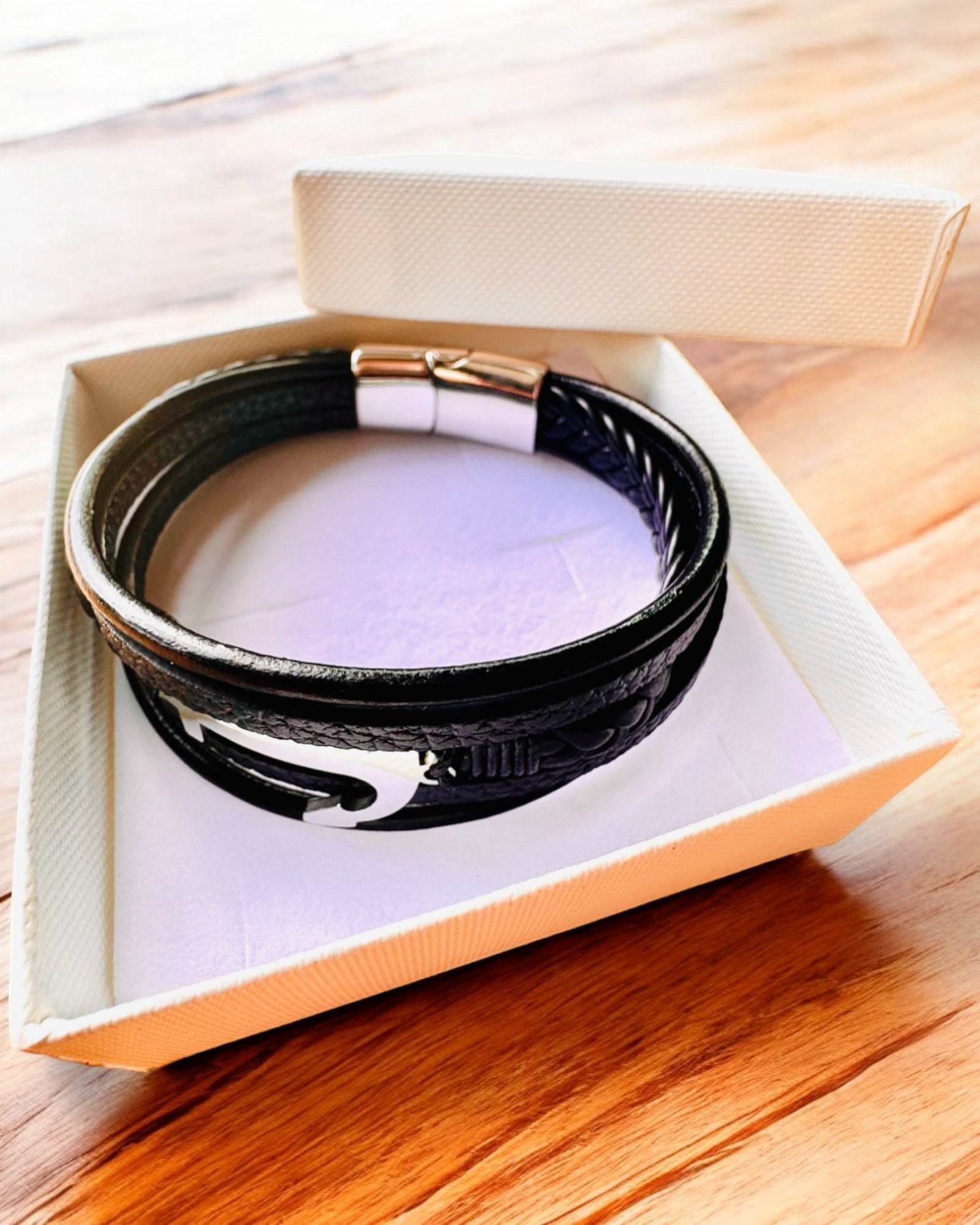 Herrenarmband Anker der Eleganz mit Gravuroption als Geschenk