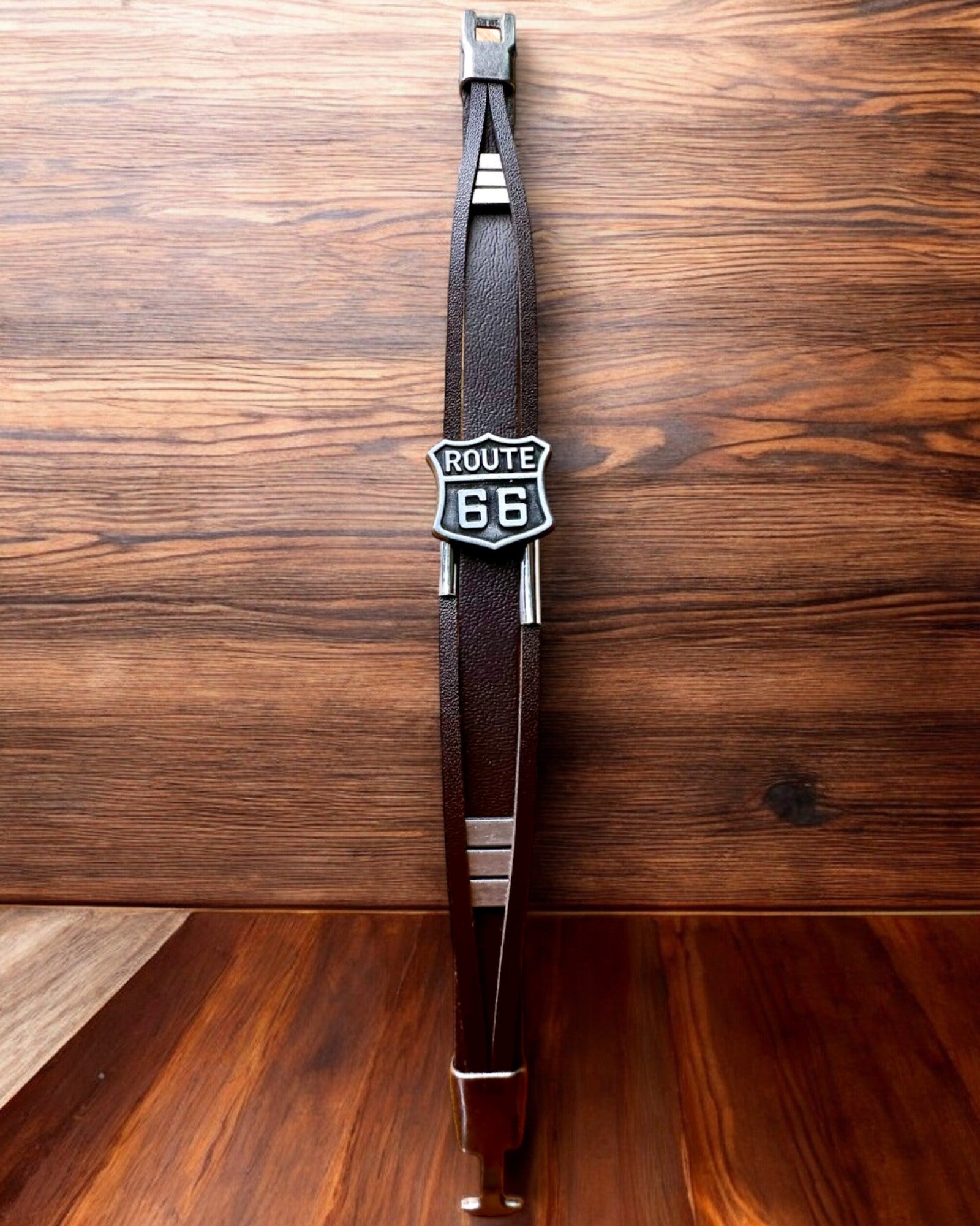 Reisearmband Route 66 - Möglichkeit zur Personalisierung mit Gravur