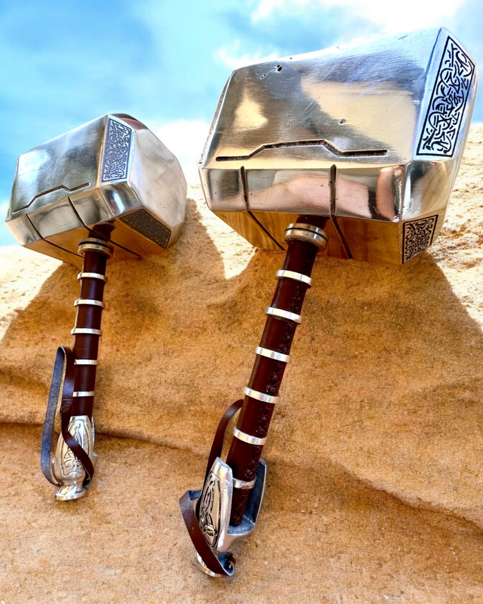 Thors Hammer "Chief" - Handgefertigter Handwerkshammer, Personalisierung mit Gravur als Geschenk