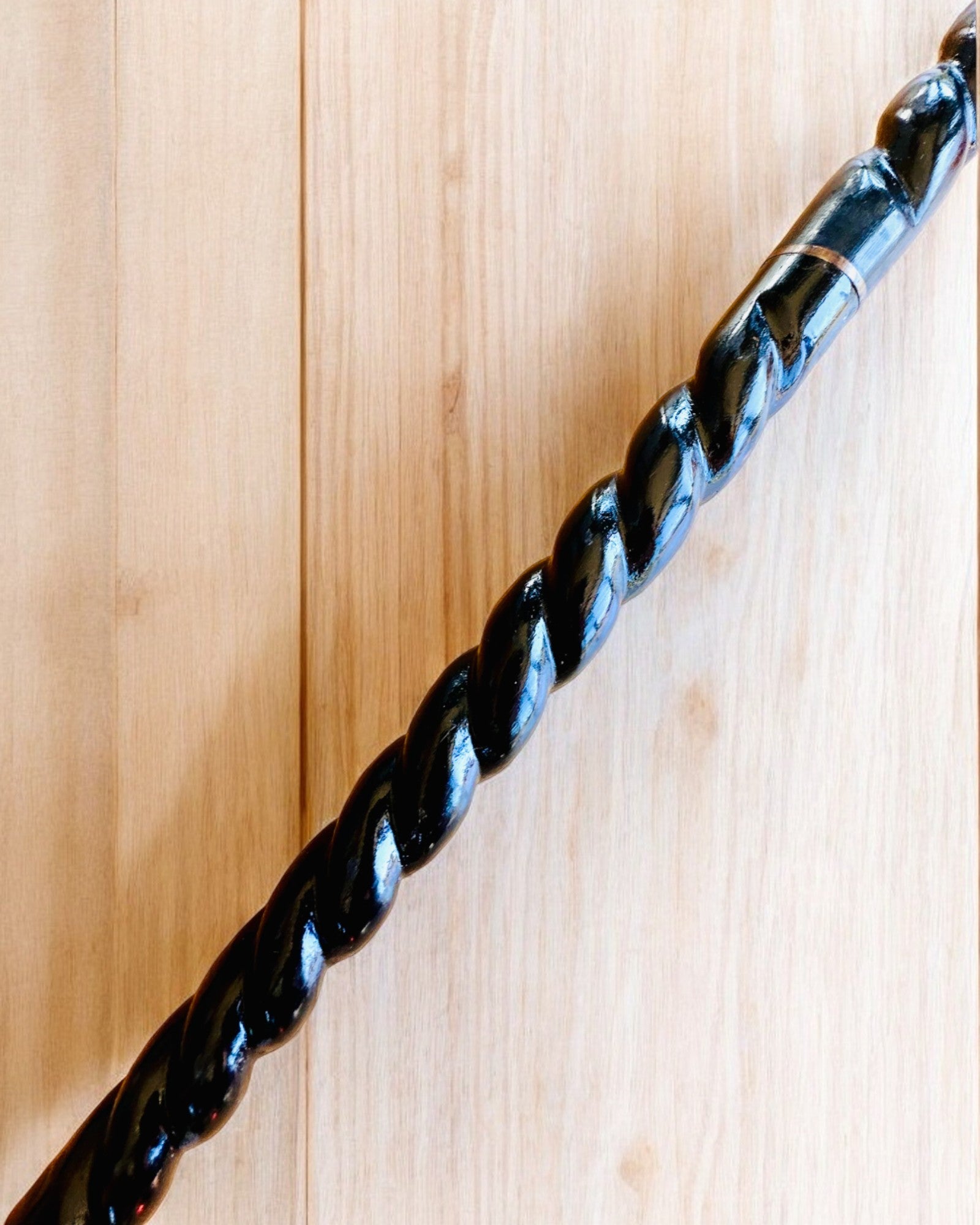 Spazierstock "Majestätsstock" aus Holz, handgefertigt, Gravur möglich, 2 Varianten zur Auswahl