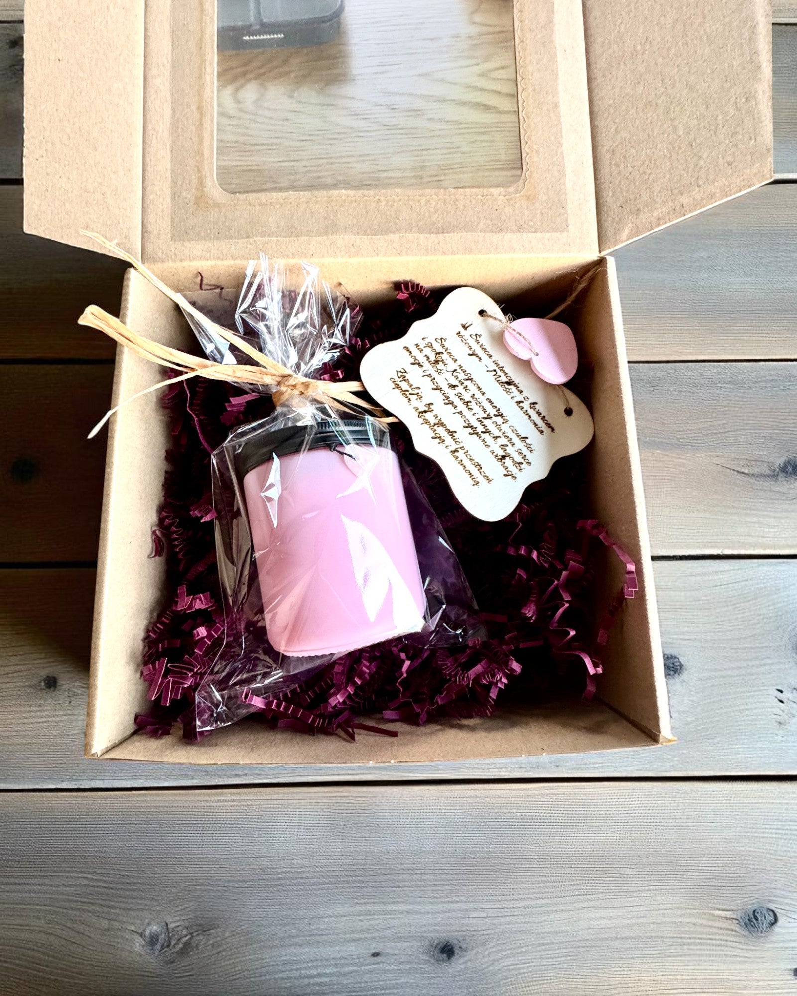 Intentionale Sojakerze Rosenquarz – Liebe, Harmonie und Herzensfrieden, 250 ml, personalisierbar als Geschenk