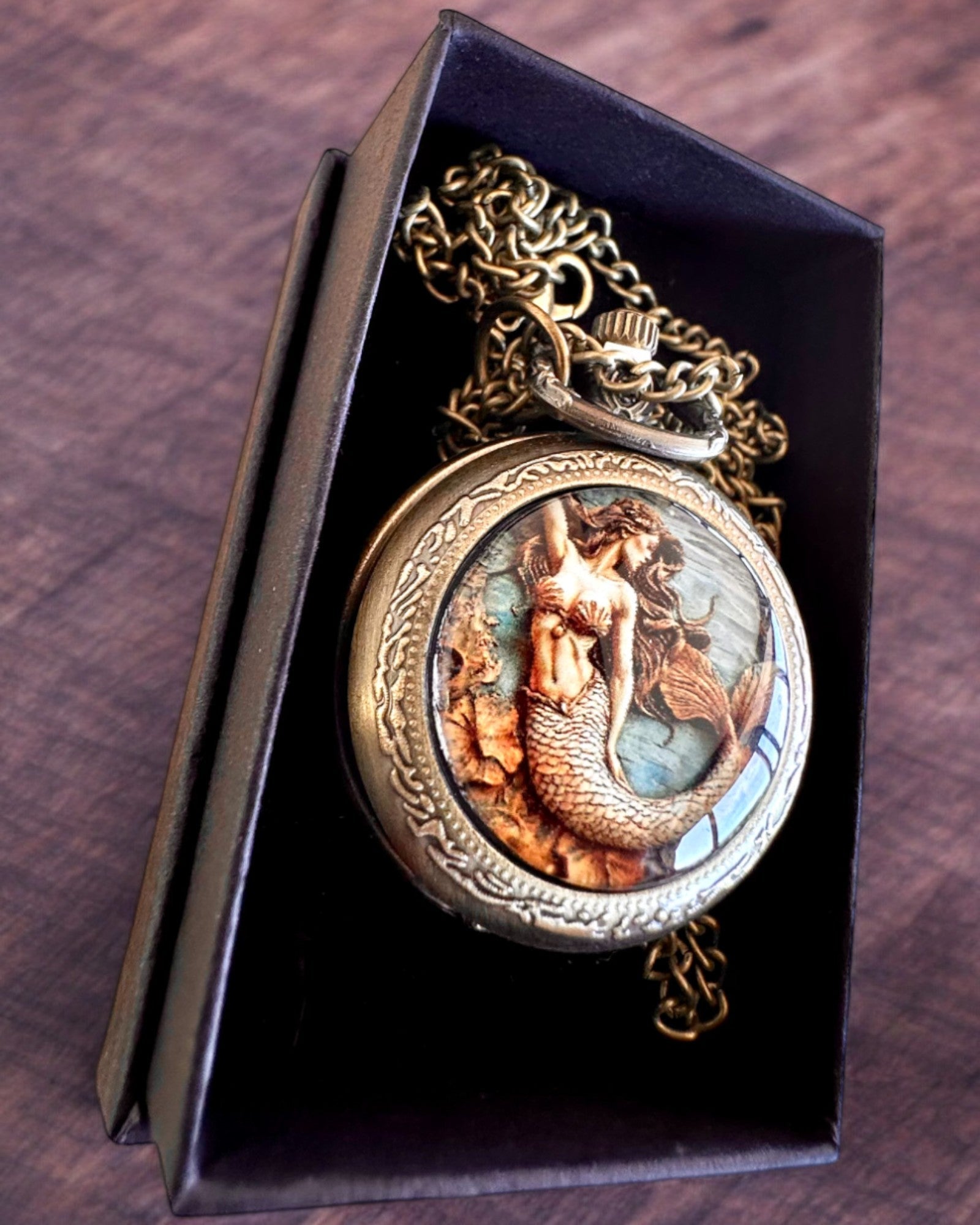 Taschenuhr "Syrena Tajemnic", personalisierbar mit Gravur als Geschenk