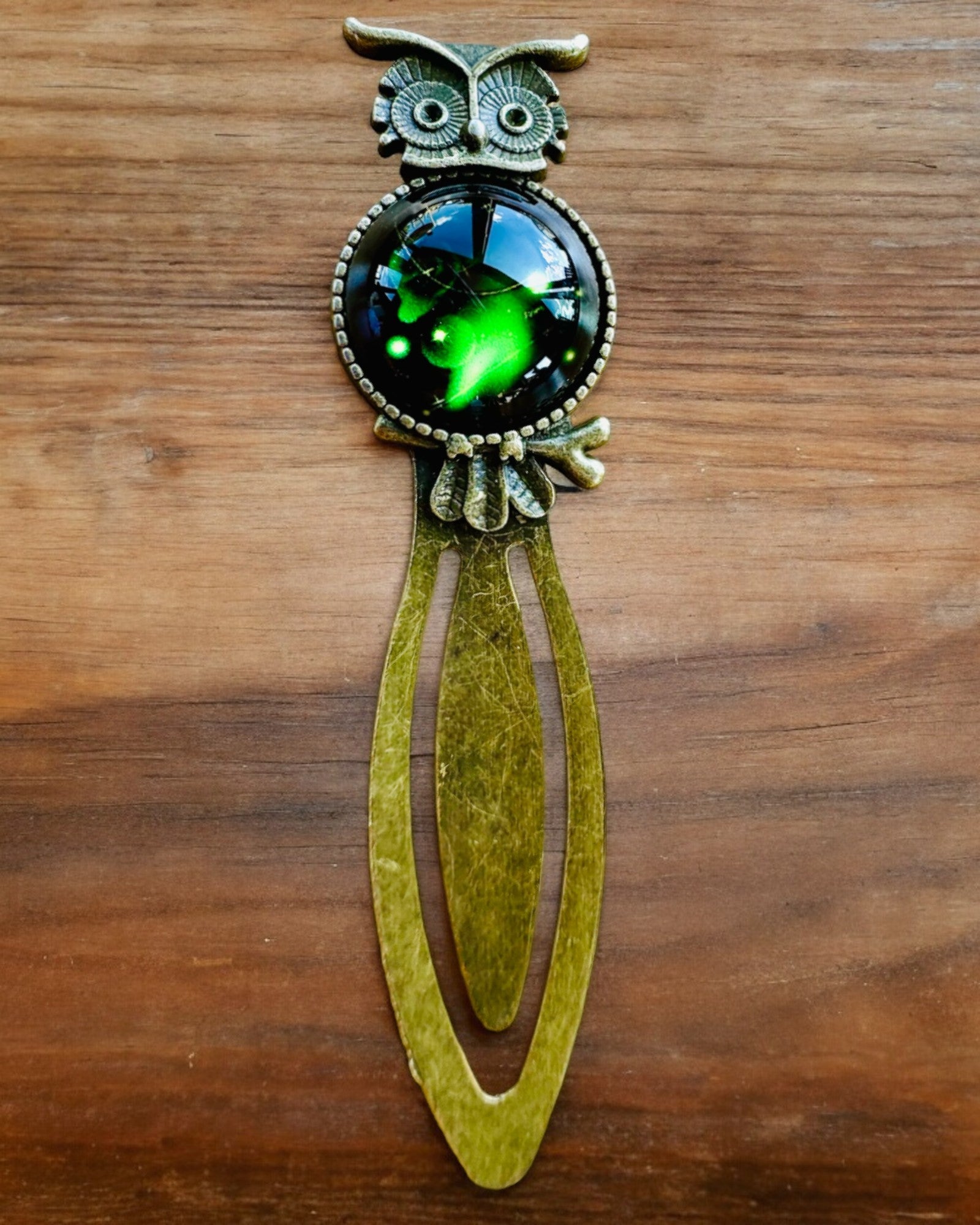 Lesezeichen "Eule mit Konstellationen" - 12 Varianten zur Auswahl, Personalisierung mit Gravur