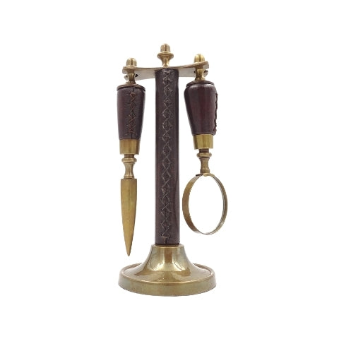 Schreibtisch-Set Lupe und Brieföffner MIS-0742