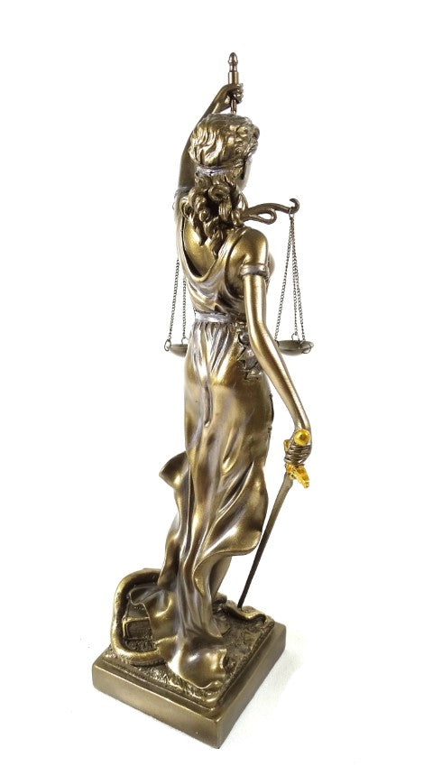 Themis-Figur 35 cm - Geschenk für Rechtsanwalt oder Richter - MC-90037