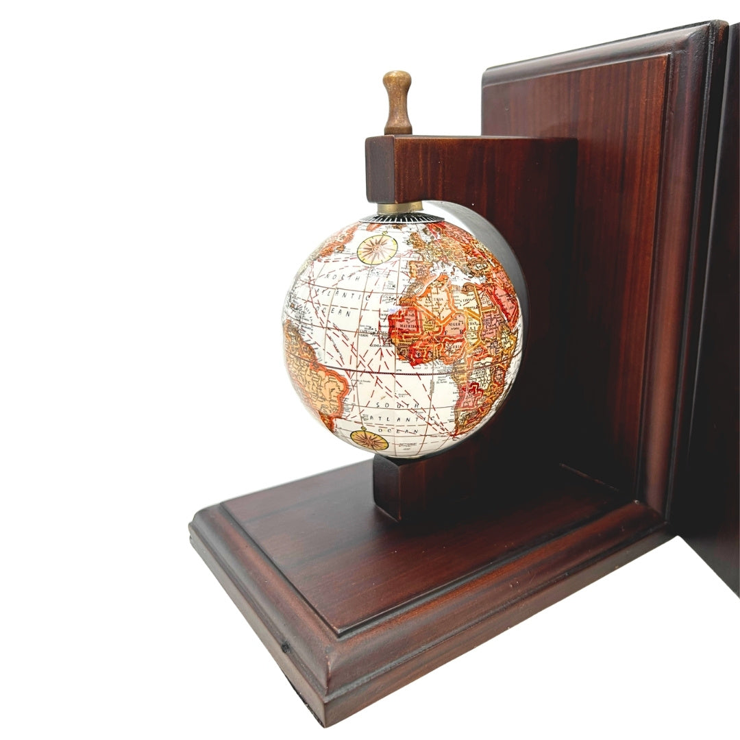 Buchstütze Buchstützen Globen - Geschenk für Reisende - NC2677C