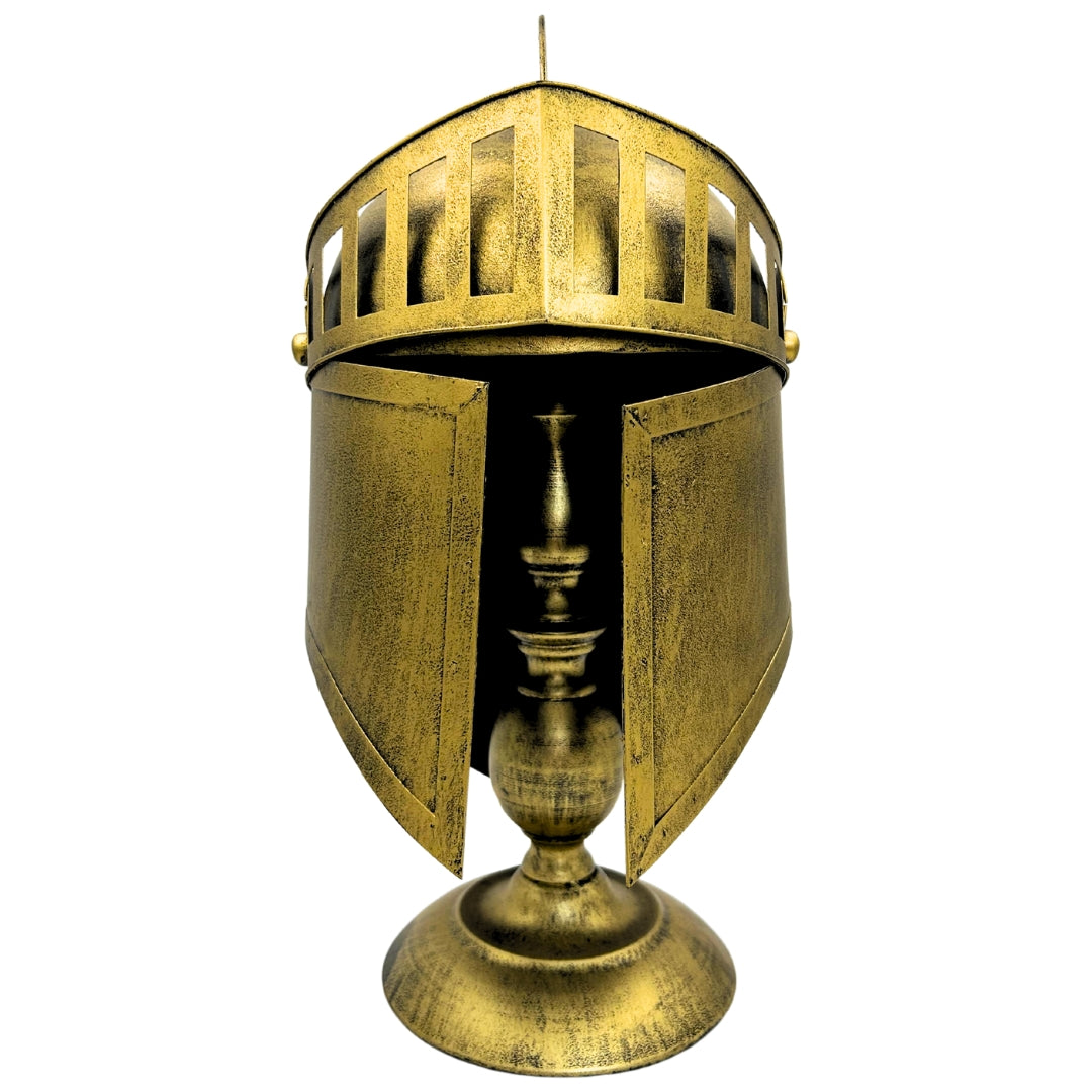 Dekorativer griechischer Retro-Helm – Replik aus Metall – 6646A