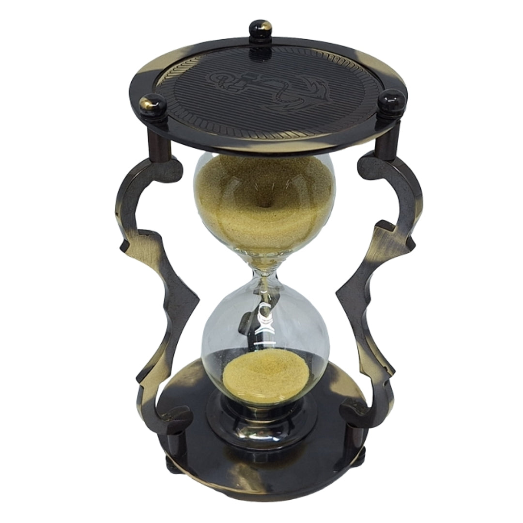 Elegante dekorative Messing-Sanduhr 5 min - NC2677