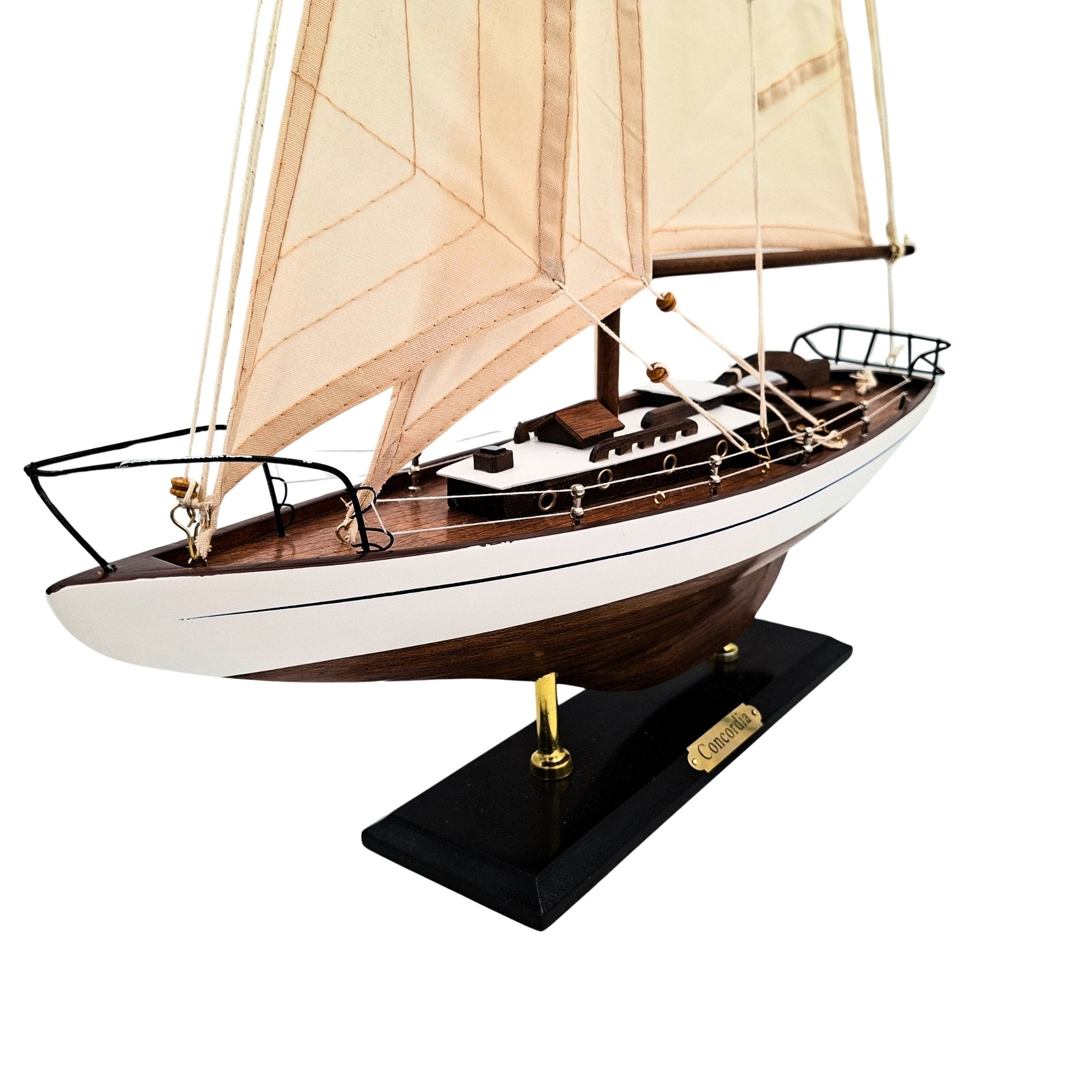 Modell einer Segelyacht - maritime Dekoration 66 cm – 50445