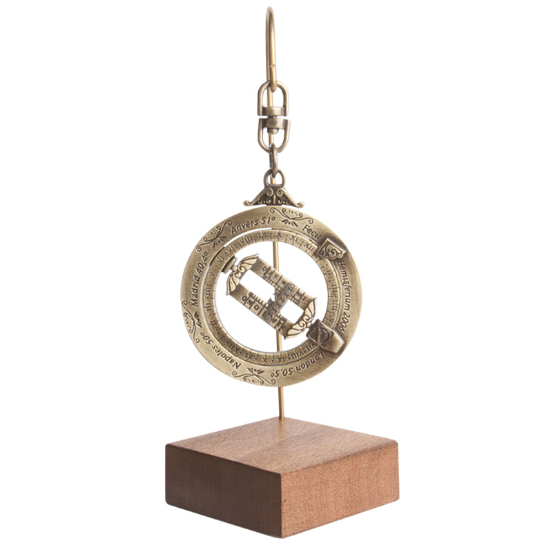 Miniatur-Sonnenuhr - astronomische Ringe H89