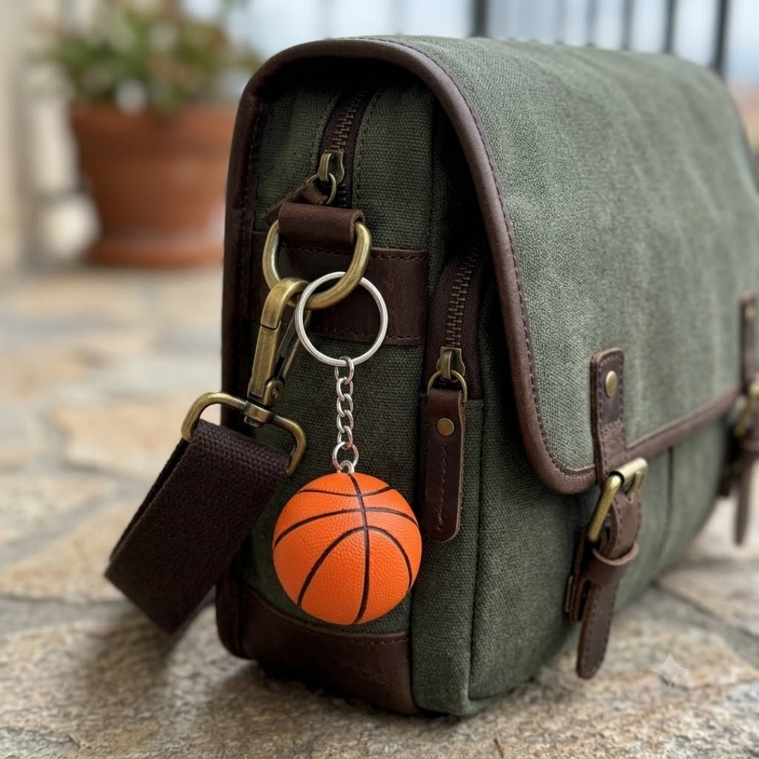 Sport-Schlüsselanhänger Basketball – Geschenk für Basketballspieler - BBK-001