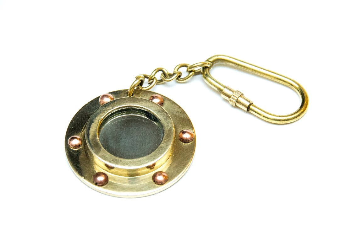 Schlüsselanhänger Bullauge Spiegel KEY-0134B