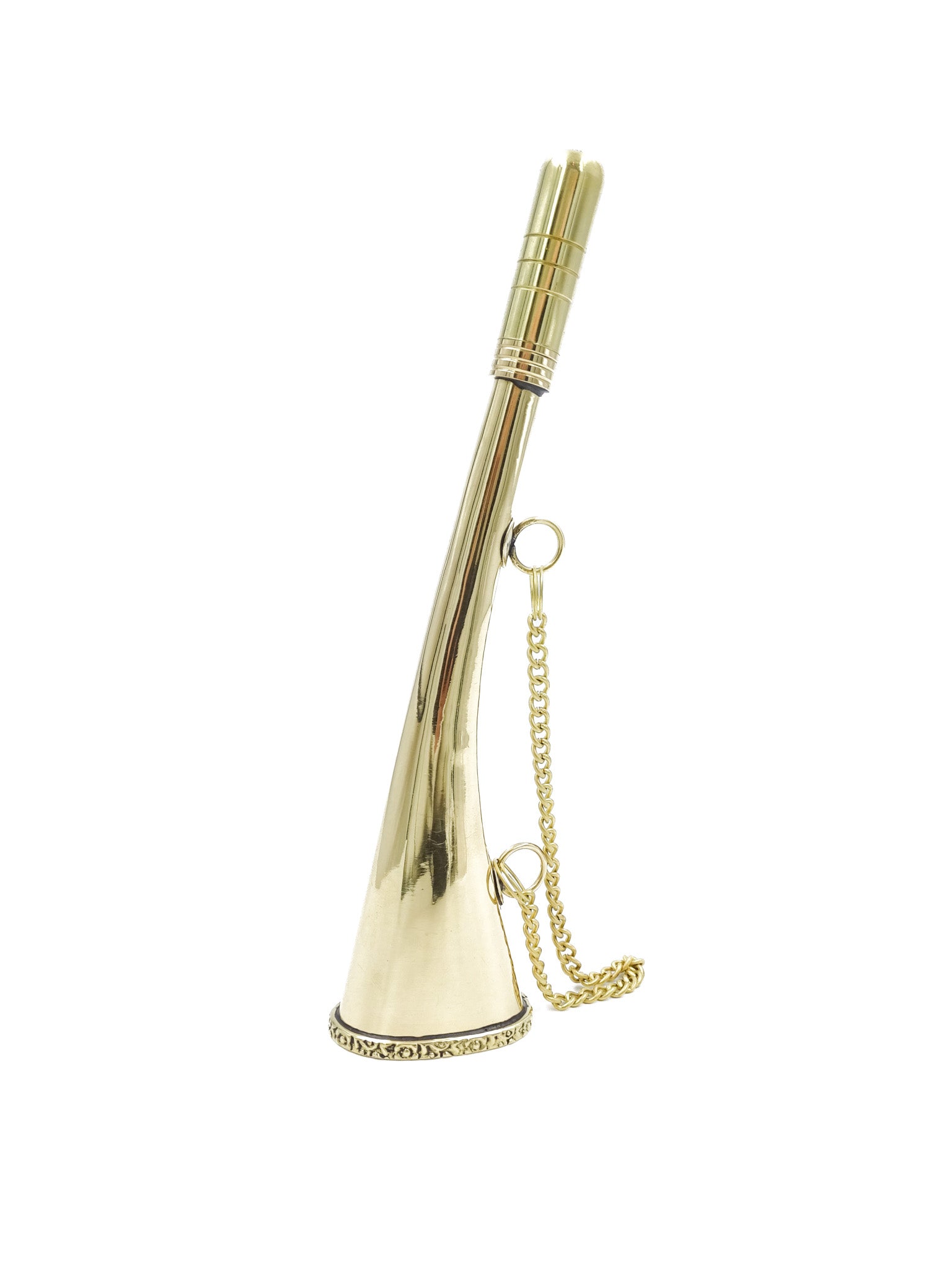 Signalhorn aus Messing mit Kette - Nebelhorn MIKB10/8