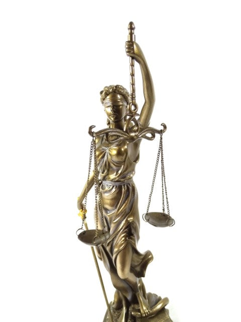 Themis-Figur 35 cm - Geschenk für Rechtsanwalt oder Richter - MC-90037