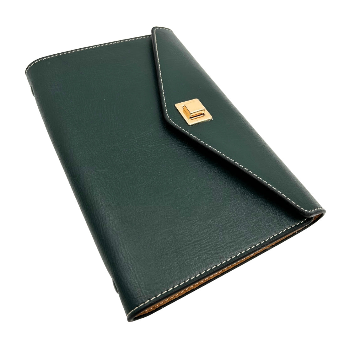 Elegantes Geschenkset - Ledernotizbuch mit Kugelschreiber in Geschenkbox – Premium – EE8