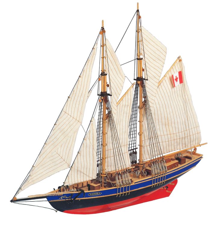 Bluenose II – Schoner - Holzmodell zum Zusammenkleben