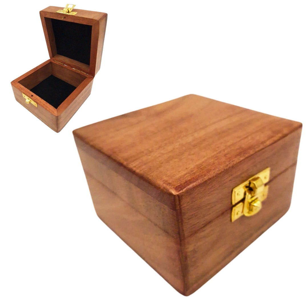 Holzschachtel 6 x 6 x 4 cm - DNU-017