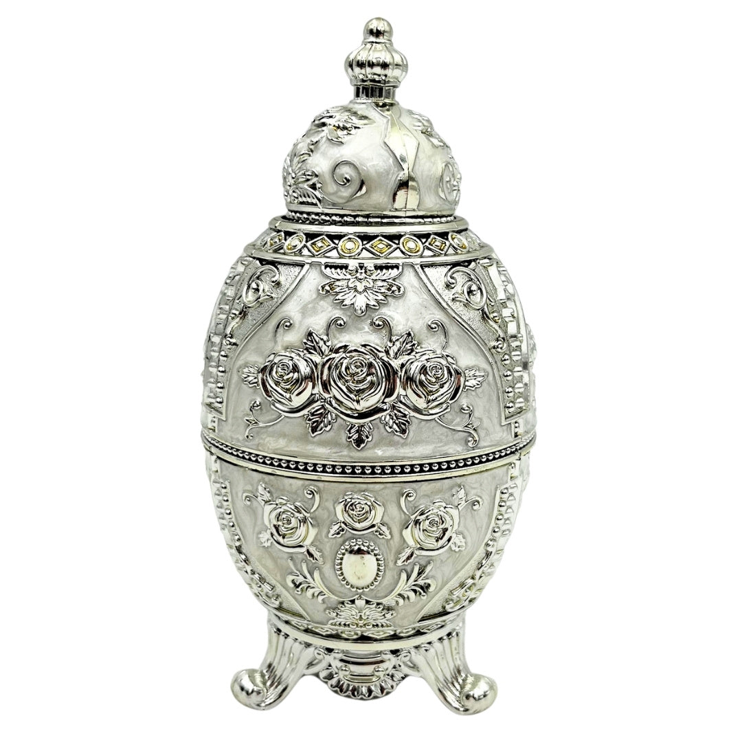 Fabergé-Ei Silber zum Öffnen - SRWS