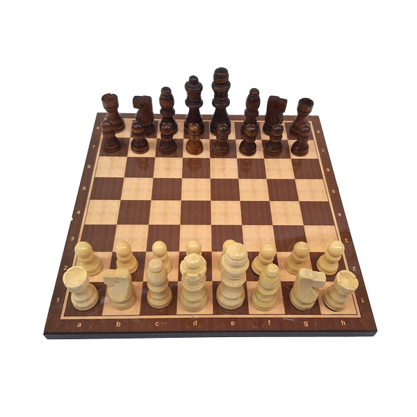 Klassisches Holzschach - 27 x 27 cm – 1050743