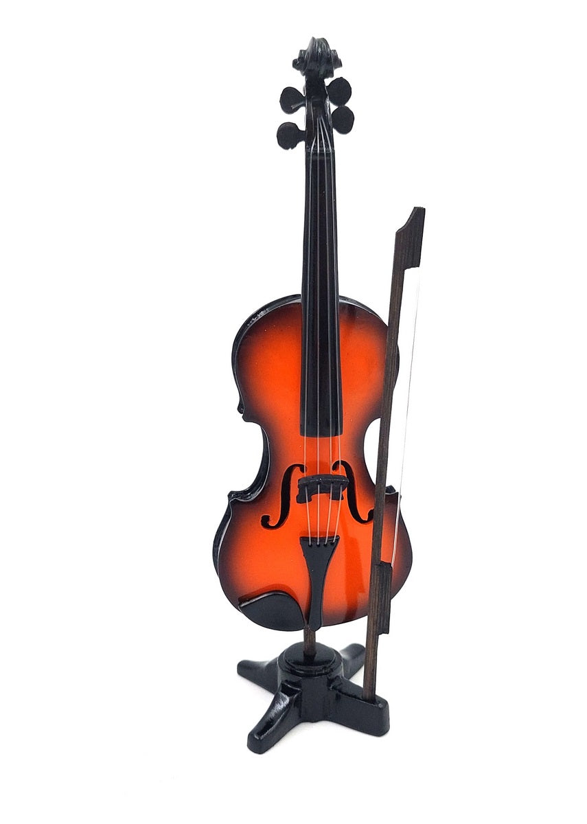 Mini-Geige, Höhe 13 cm - MIN-0030