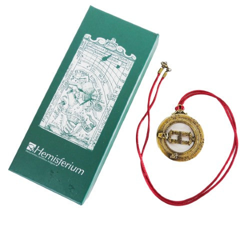Miniatur-Sonnenuhr - astronomische Ringe - H90