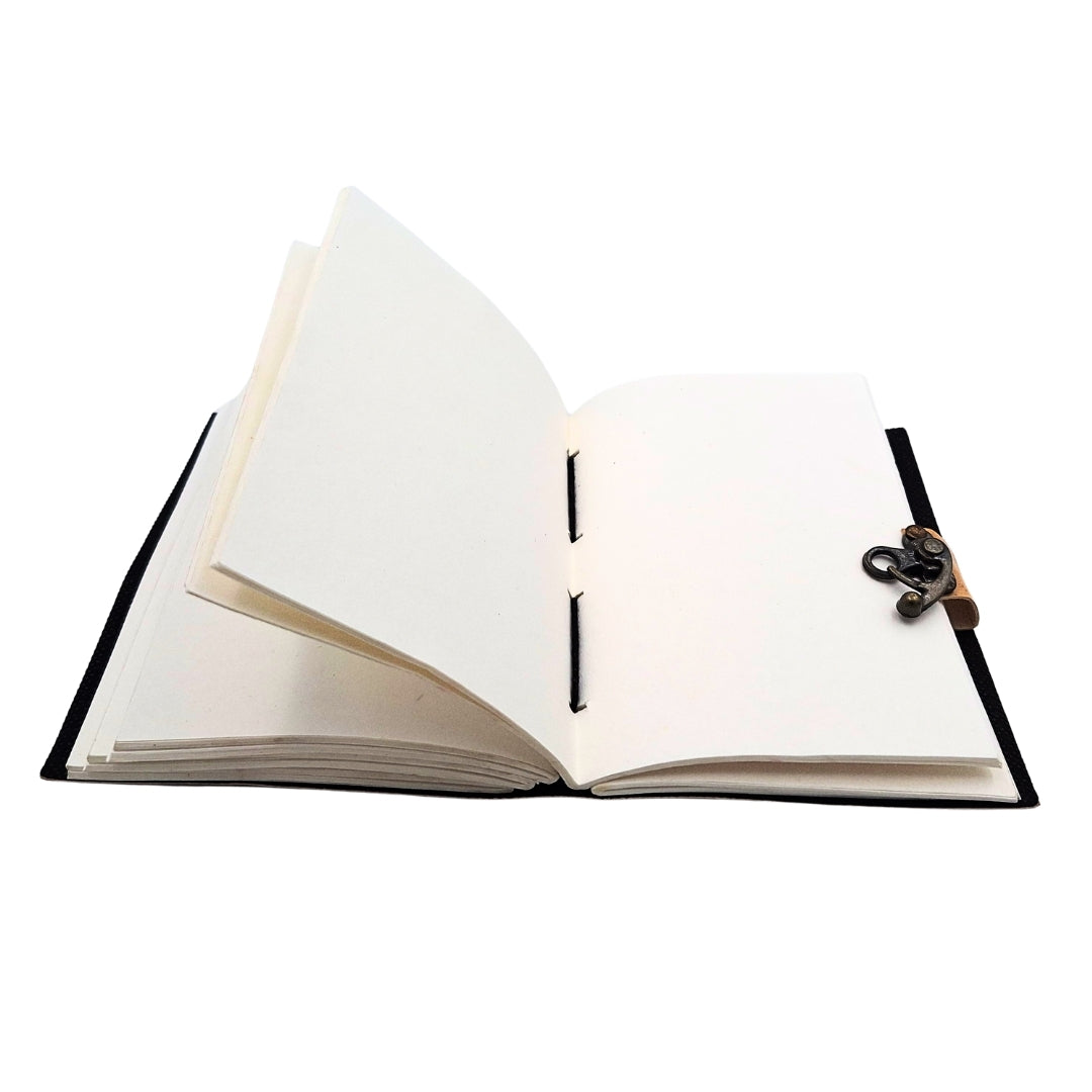 Maritimes Retro-Leder-Notizbuch Segelschiff - Geschenk für einen Segler – AH11