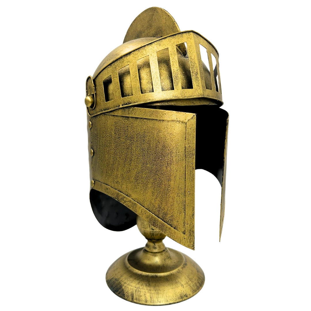 Dekorativer griechischer Retro-Helm – Replik aus Metall – 6646A