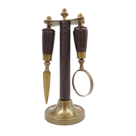 Schreibtisch-Set Lupe und Brieföffner MIS-0742