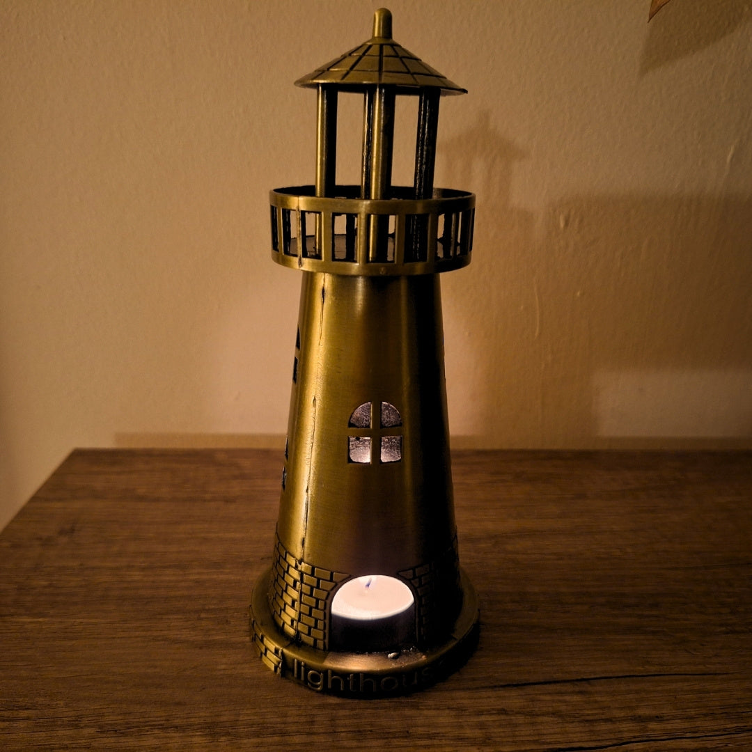 Figur Leuchtturm Kerzenhalter für Teelicht 18cm - LT