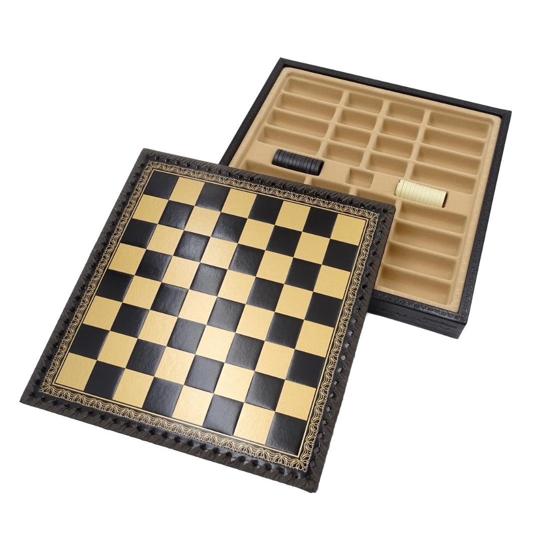 Exklusive Messing-Schachfiguren Italfama 28x28 cm – N001