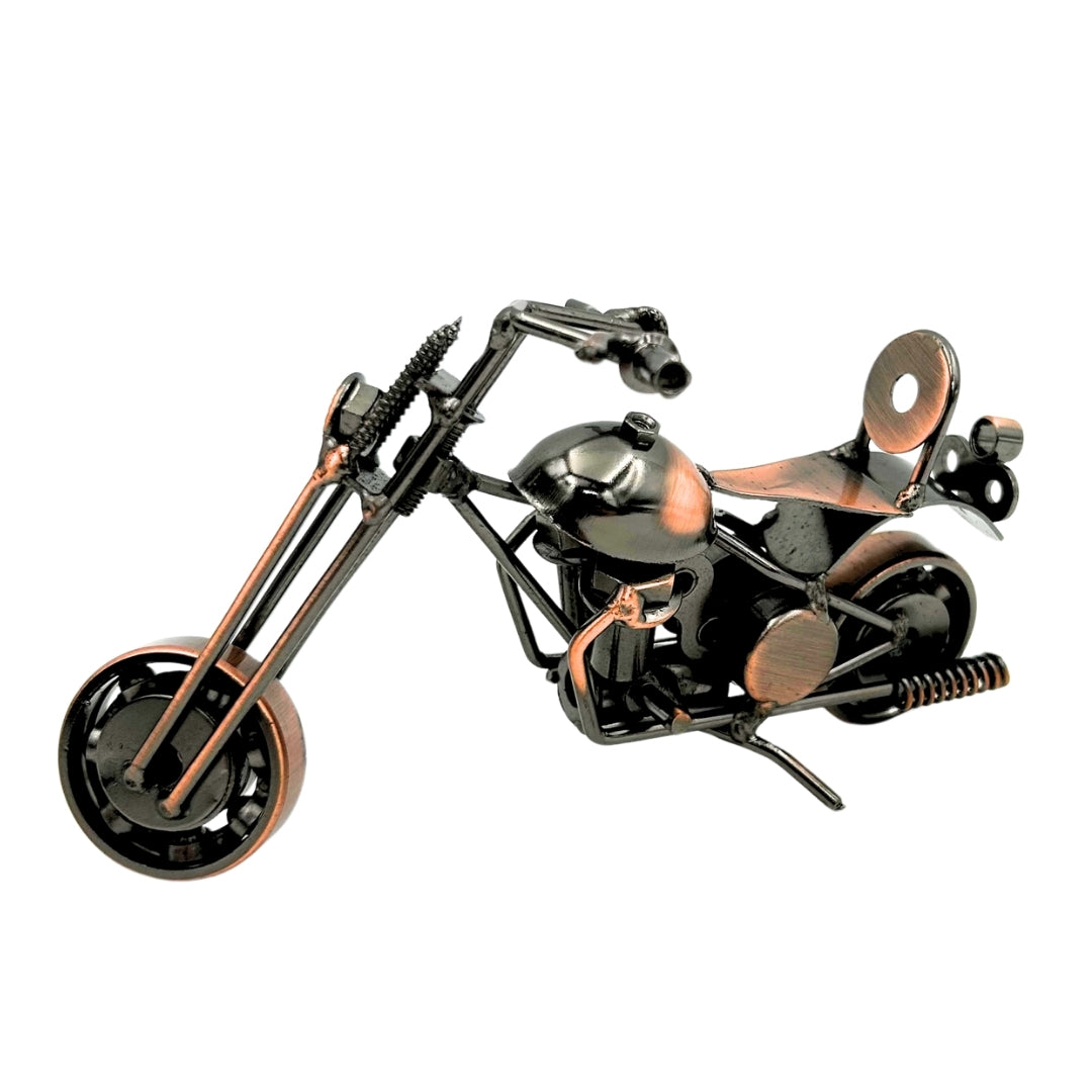 Metallmodell eines Chopper-Motorrads - M33
