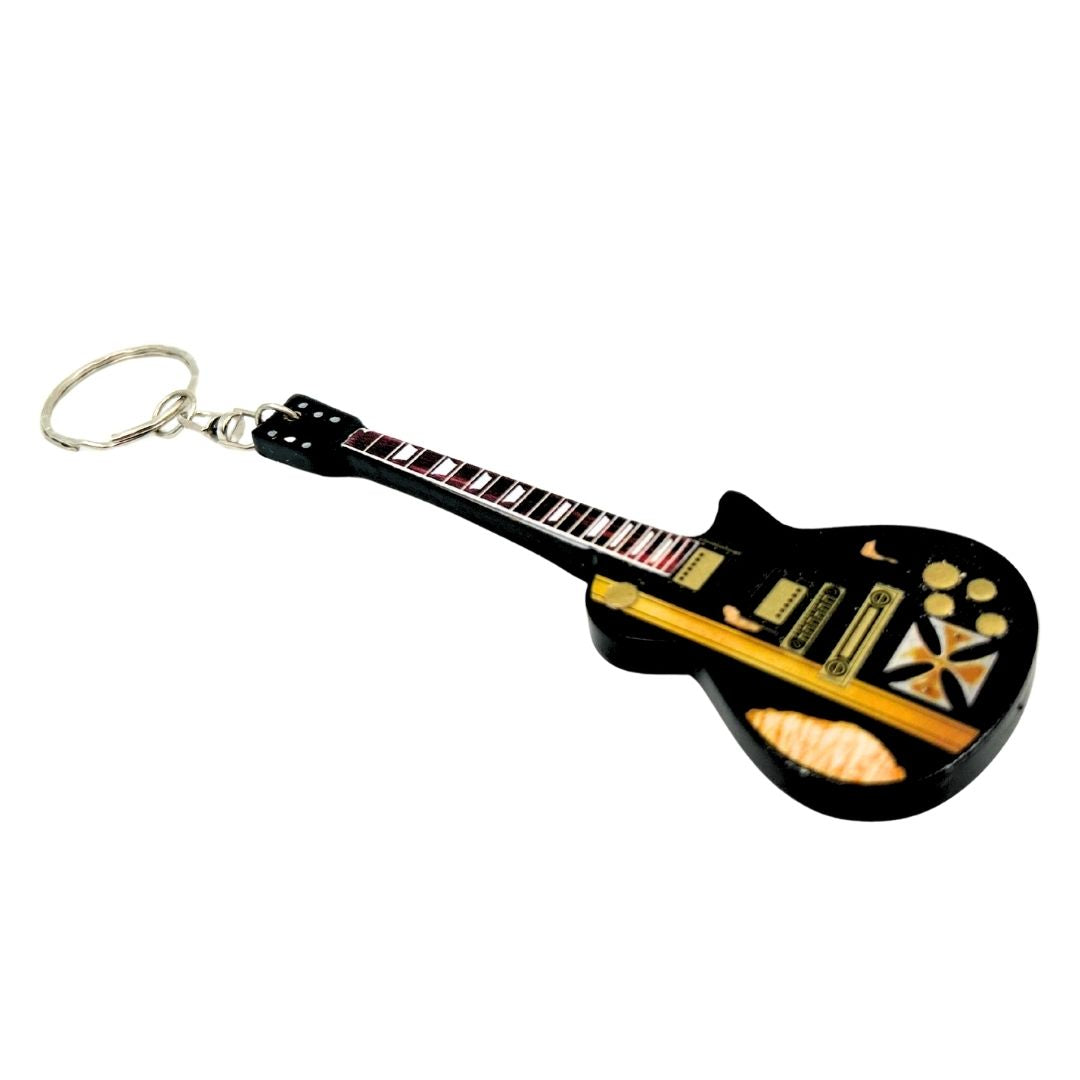 Schlüsselanhänger Gitarre im Stil von Metallica - James Hetfield - Iron Cross - EGK-0191