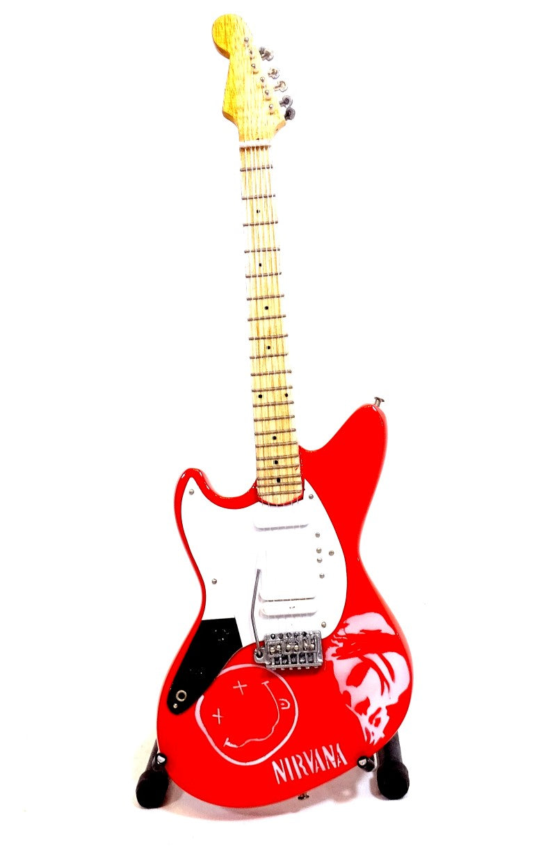 Mini-Gitarre - im Stil von Nirvana - Kurt Cobain - MGT-5753B