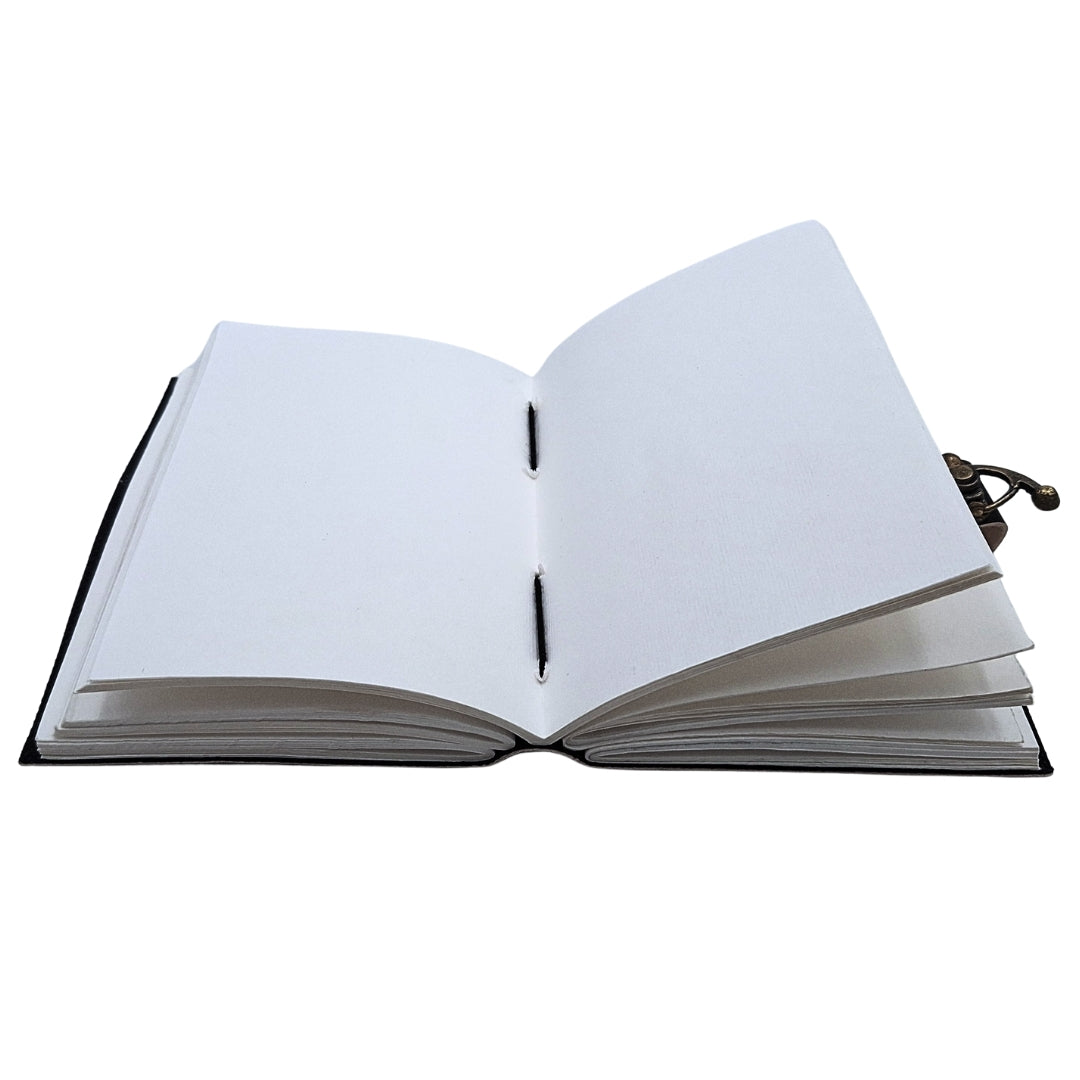 Retro-Leder-Notizbuch Windrose – Geschenk für einen Segler - AH09