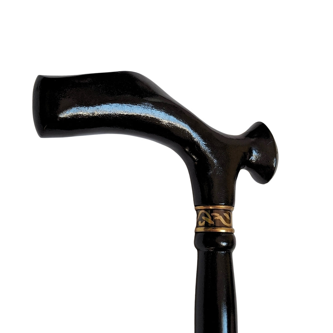 Eleganter faltbarer Gehstock mit Metallgriff
