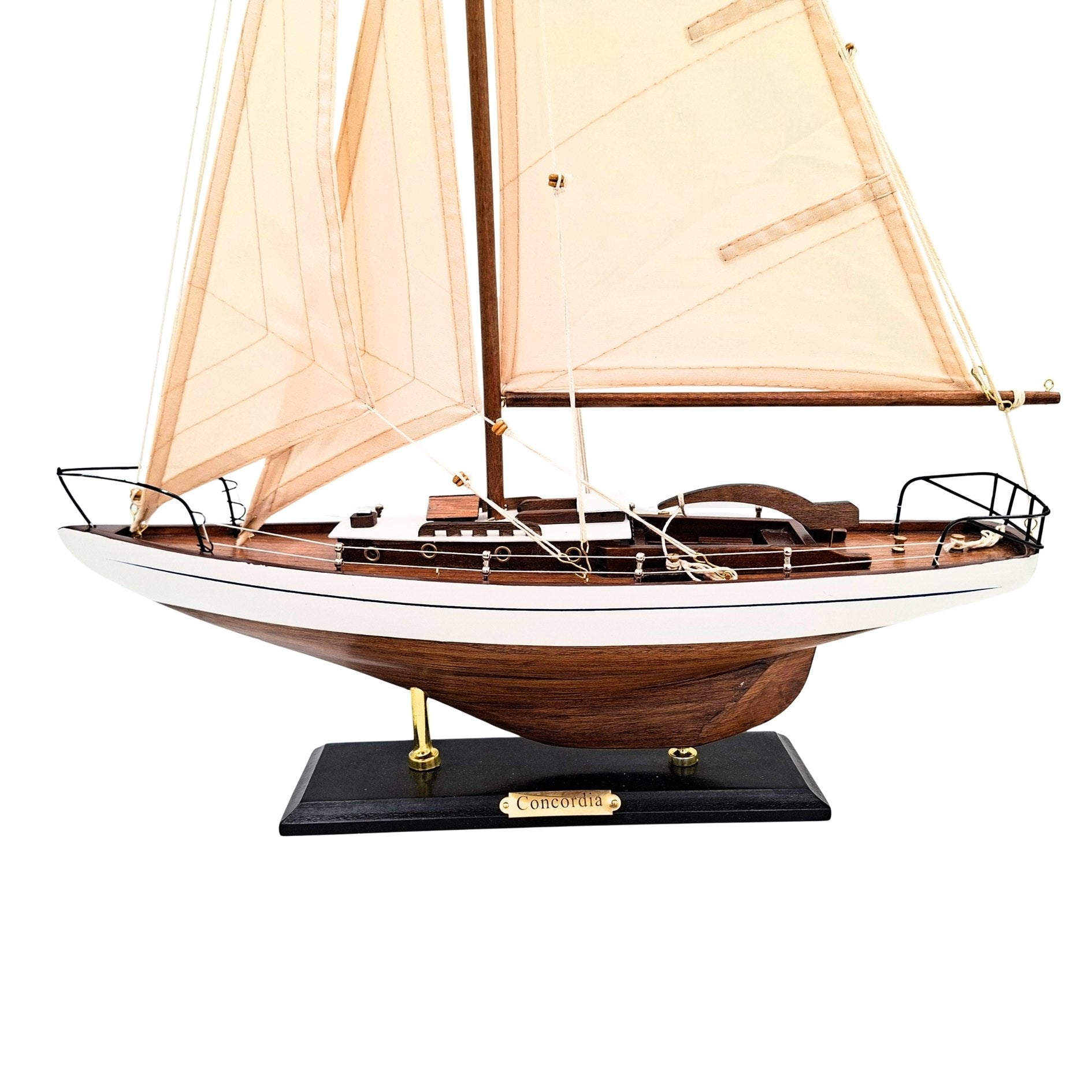 Modell einer Segelyacht - maritime Dekoration 66 cm – 50445