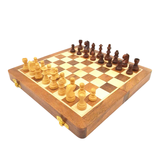 Magnetisches Holzschach 25x25cm - DNU-026