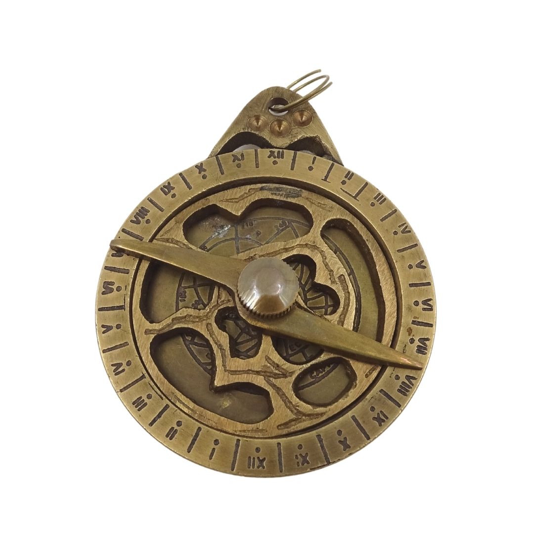 Astrolabium-Schlüsselanhänger aus Messing – KR105