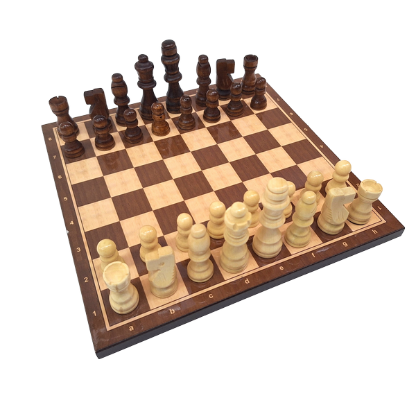 Klassisches Holzschach - 27 x 27 cm – 1050743