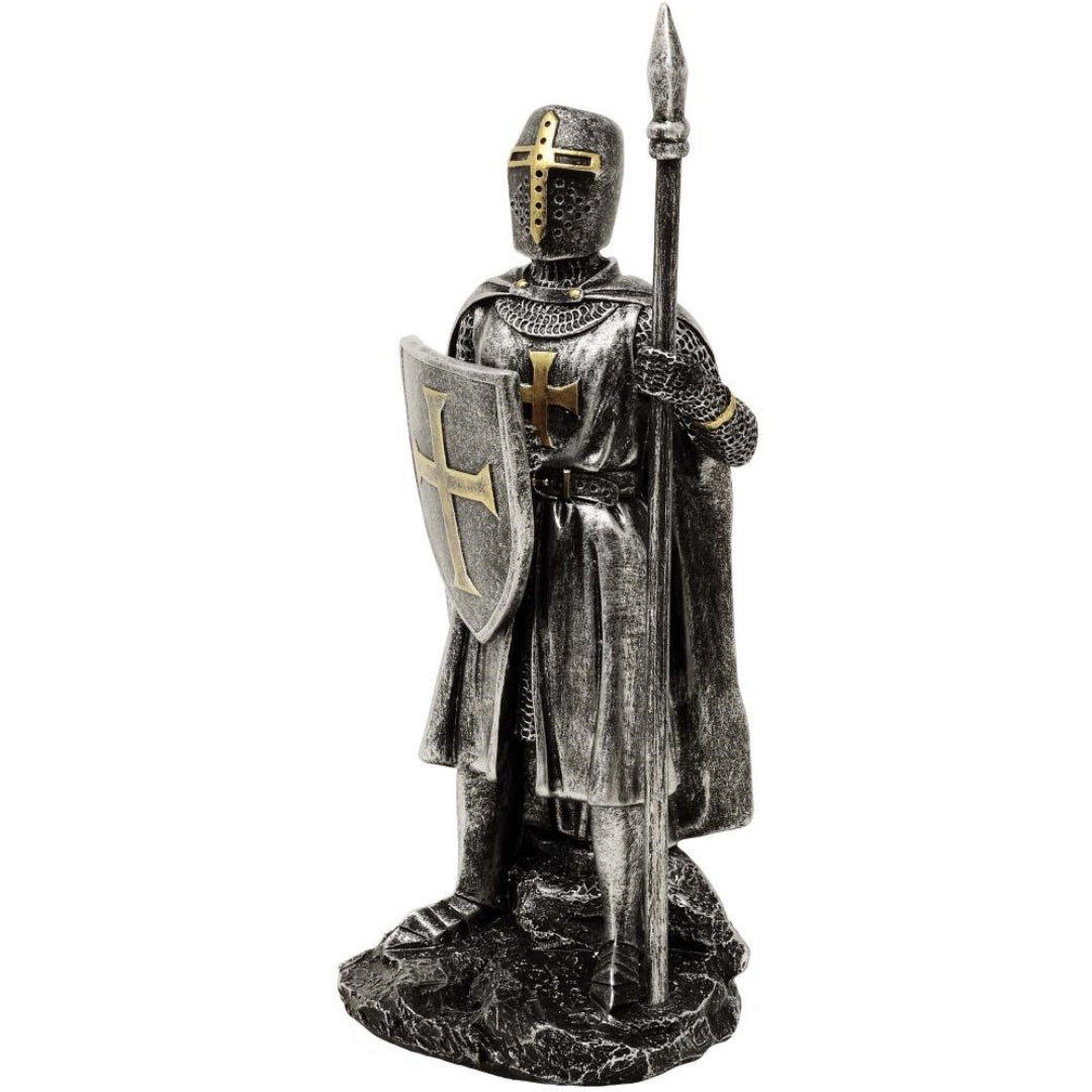 Figur Ritter mit Speer 20 cm Polyresin - MC-23080