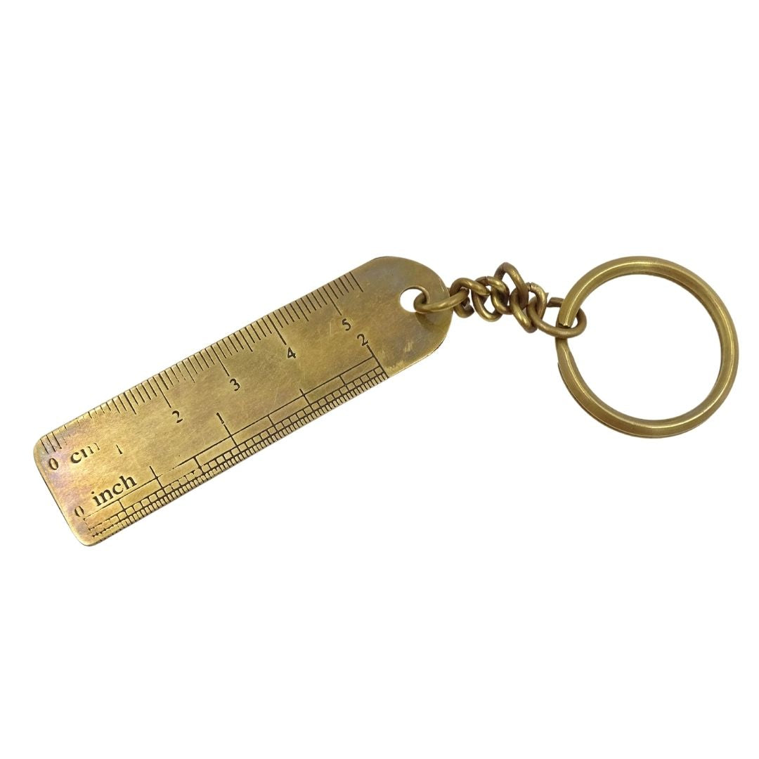 Metall-Schlüsselanhänger Lineal – Key-0160