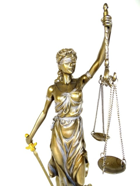 Themis-Figur 35 cm - Geschenk für Rechtsanwalt oder Richter - MC-90037