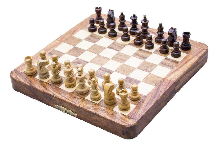 Magnetisches Holzschach - Strategiespiel - G201Z