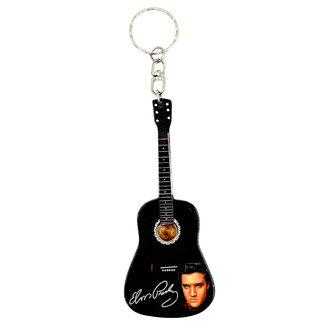 Schlüsselanhänger Gitarre im Stil von Elvis Presley Tribute - EGK-1389