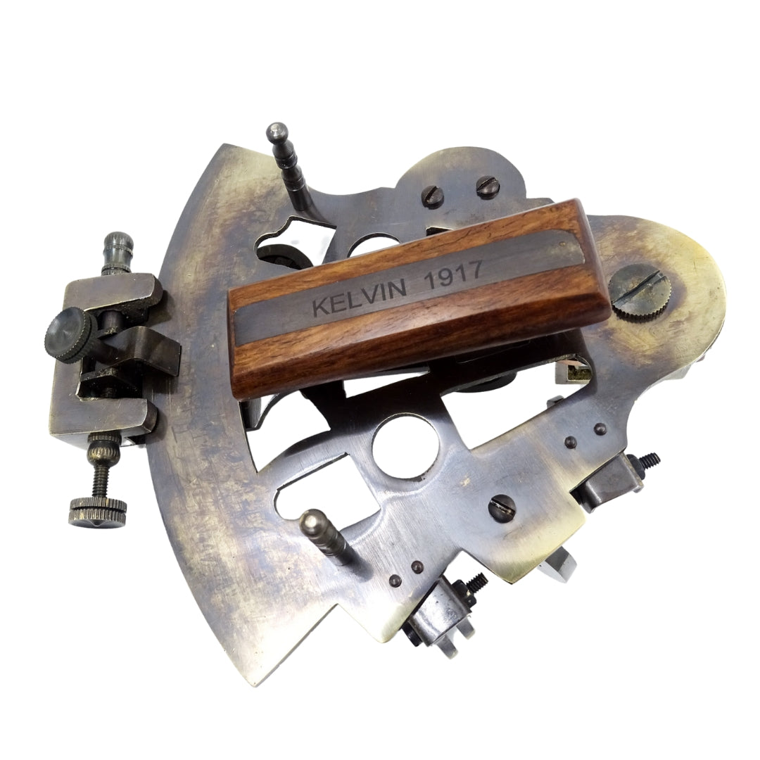 Messing-Sextant in Lederschachtel - NC1514B
