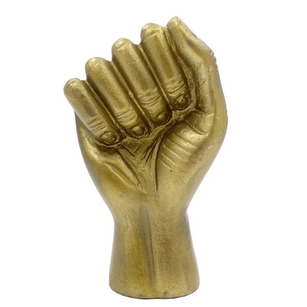 Geballte Faust, dekorative Aluminiumfigur 18cm - 20755-18