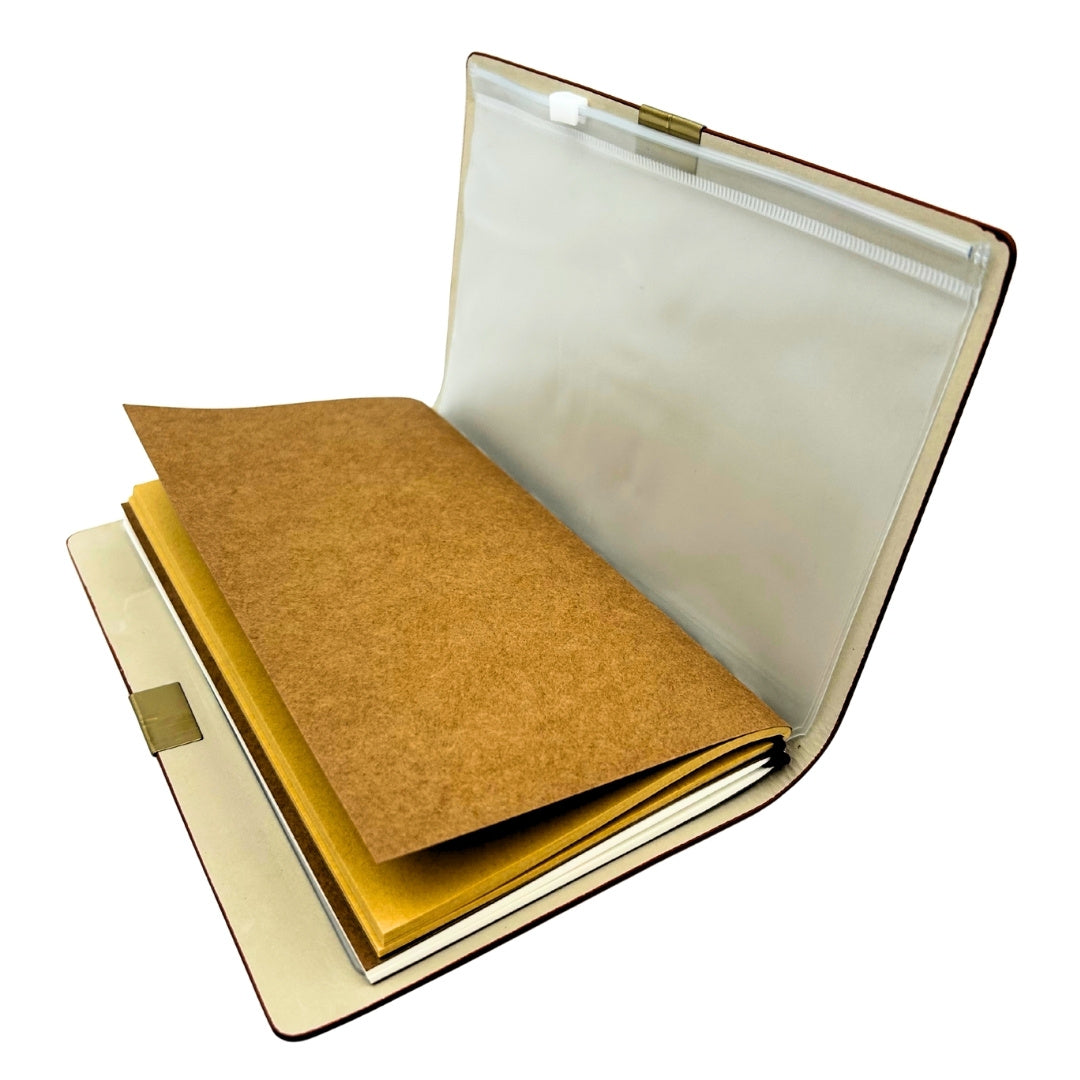 Leder-Reisenotizbuch, Organizer, Visitenkartenetui – EE7