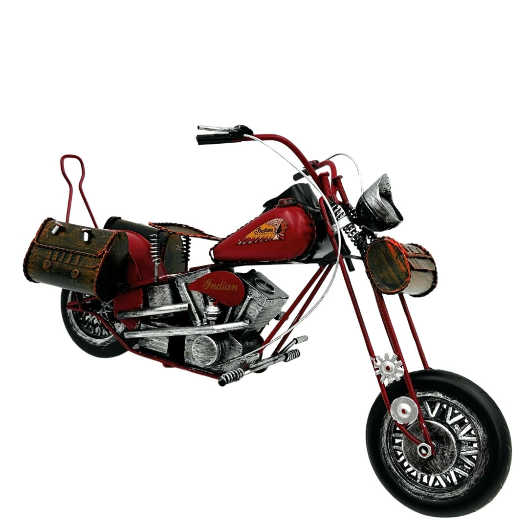 Großes Metallmodell Klassisches Motorrad - 040SMT