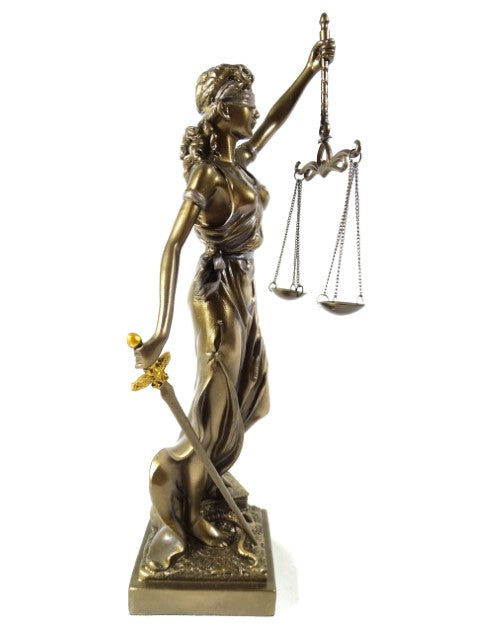 Themis-Figur 35 cm - Geschenk für Rechtsanwalt oder Richter - MC-90037
